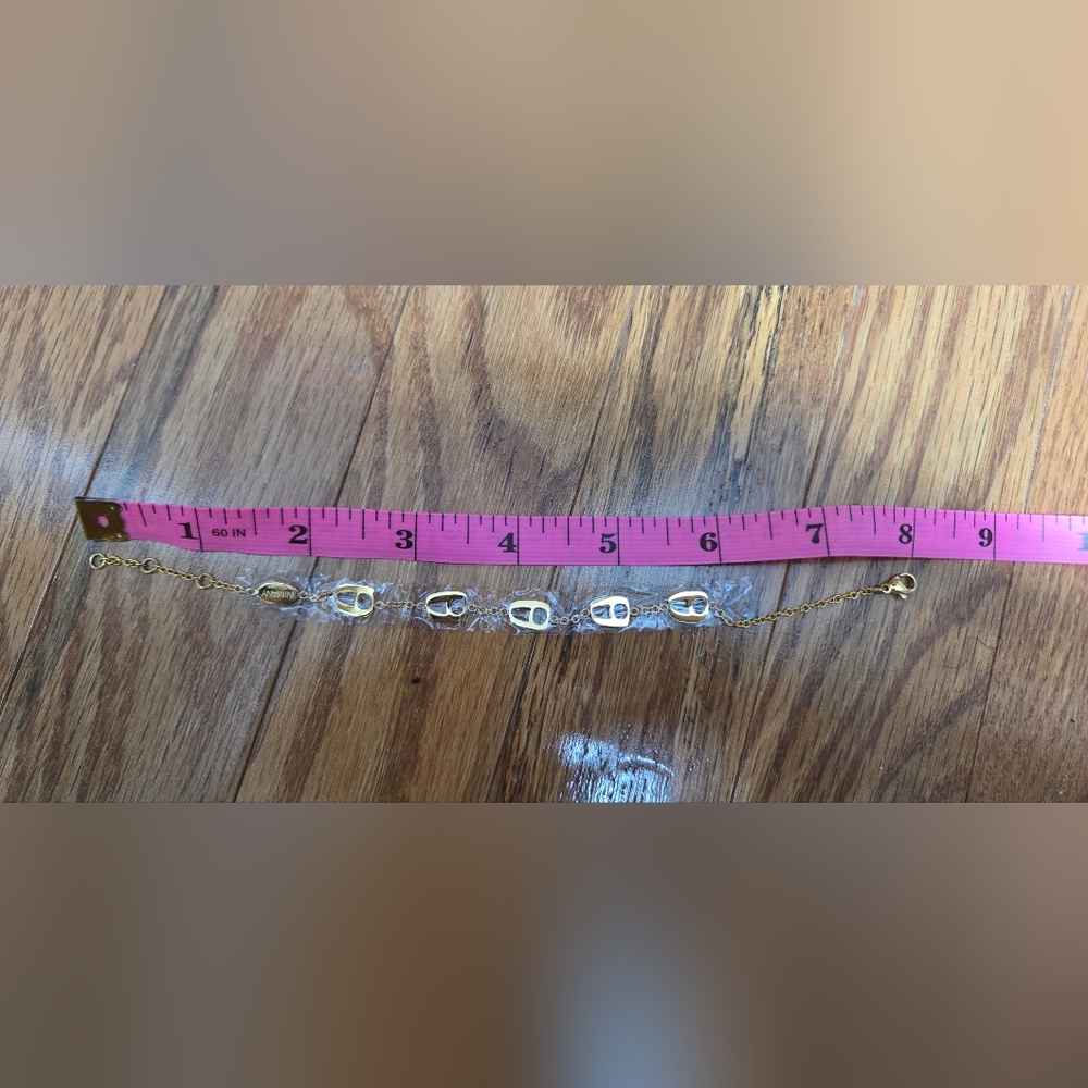 Luna Chic Gold Chain Bracelet Brand New - Picture 7 of 10